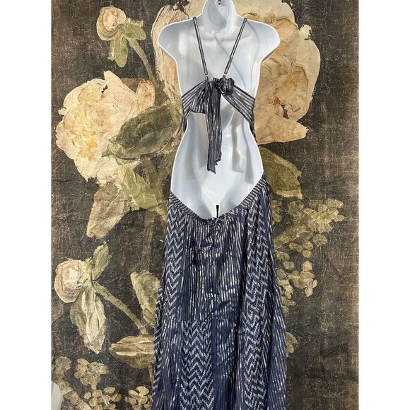 New Anthropologie Mahila Reva Halter Maxi Dress Size Extra Large - Picture 9 of 10